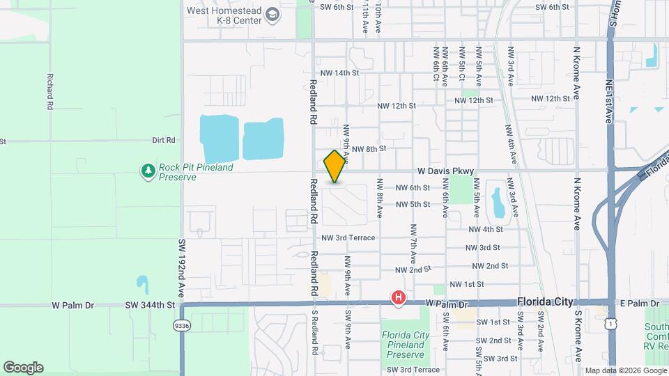 1054 NW 6th St Map and Location Details