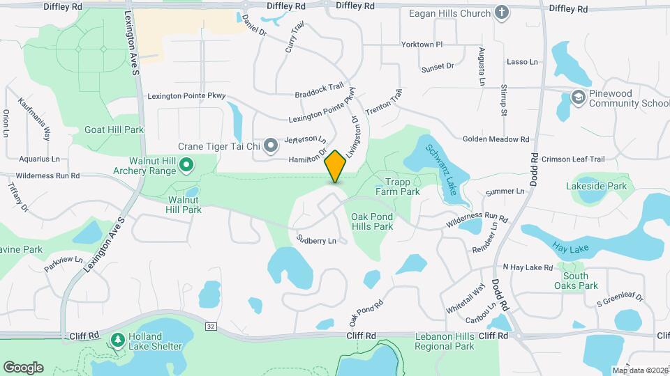 883 Park Knoll Dr Map and Location Details