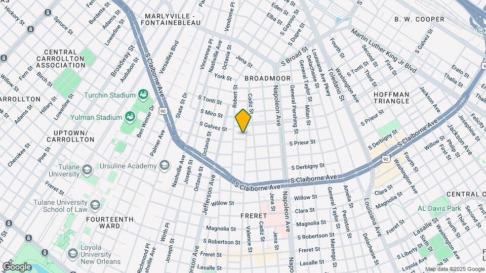 3308 Upperline St Map and Location Details