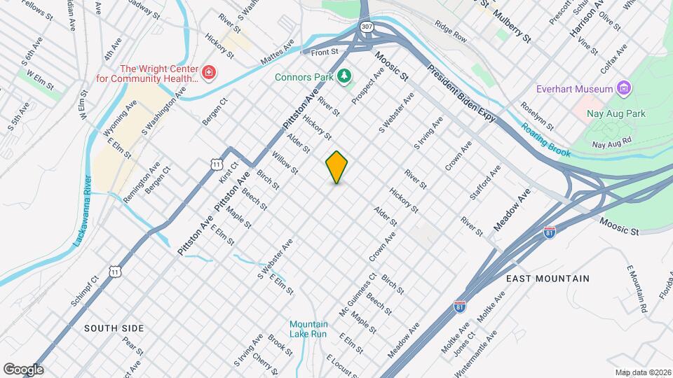 615 S Webster Ave Map and Location Details