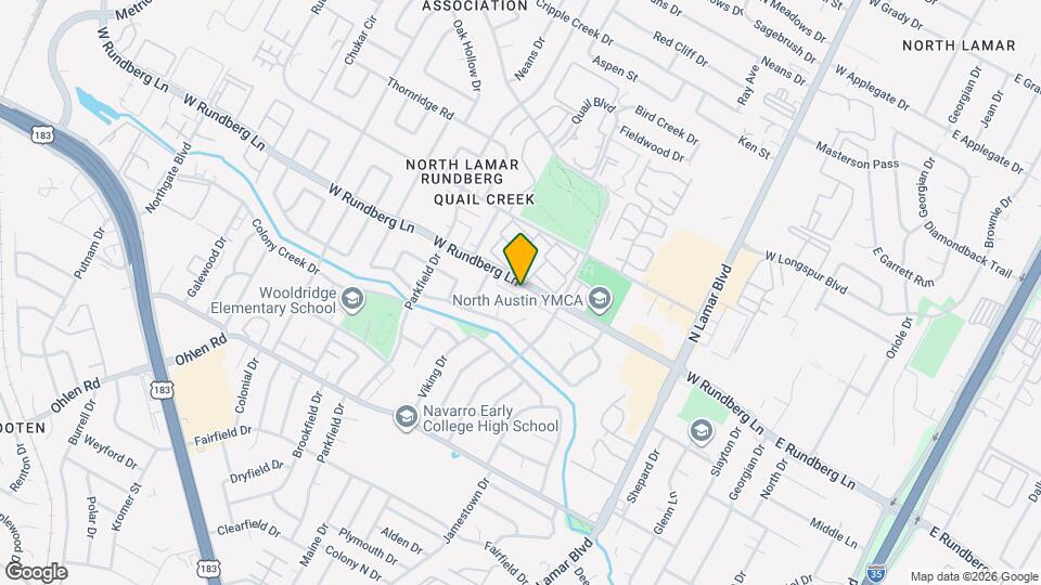 1117 W Rundberg Ln Map and Location Details