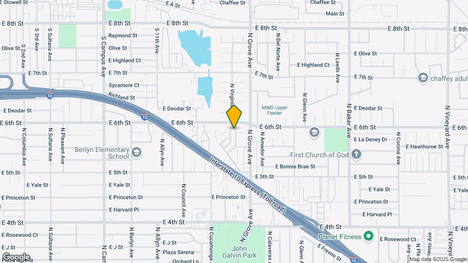 1450 Virginia Ave Map and Location Details