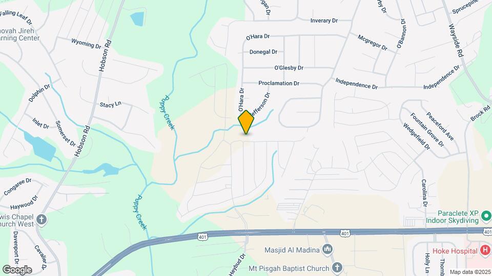 181 Springhaven Dr Map and Location Details