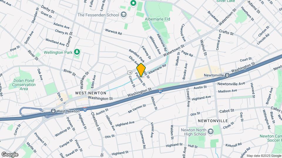 36 Parsons St, Unit 1 Map and Location Details