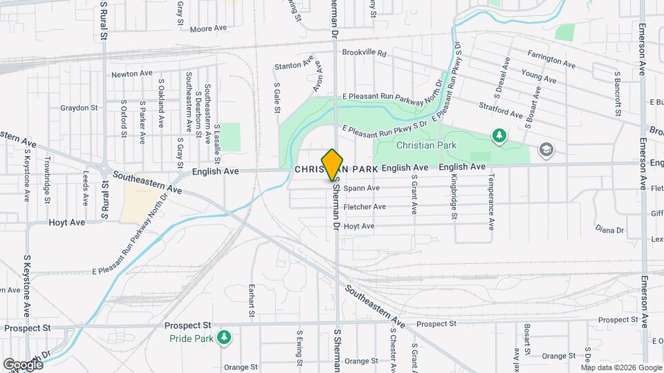 522 S Sherman Dr Map and Location Details