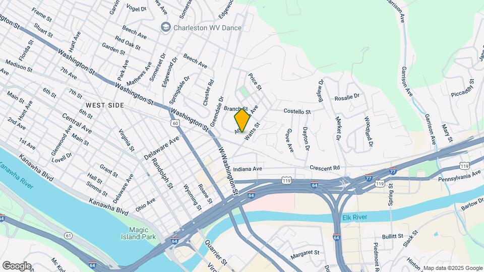 829 Watts St Map and Location Details