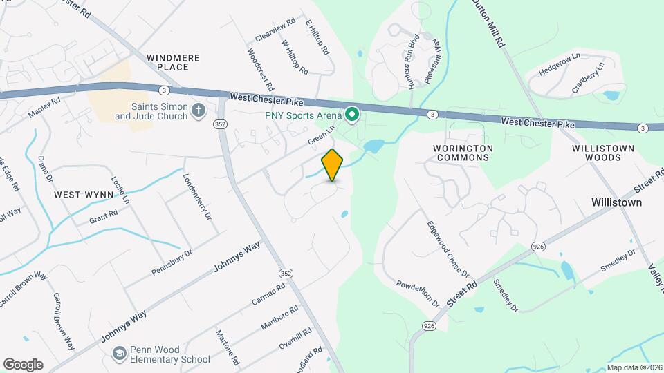 821 Hinchley Run Map and Location Details
