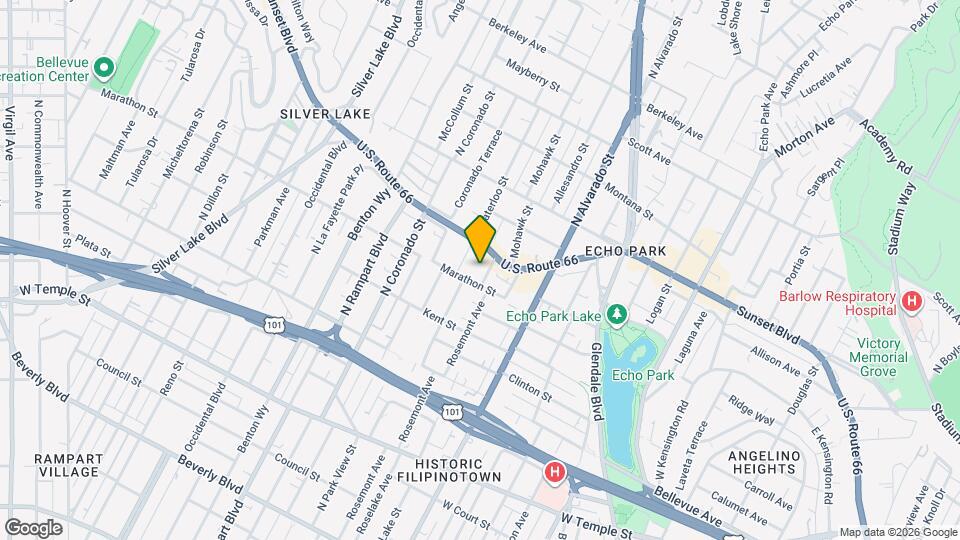 1015 Rosemont Ave Map and Location Details