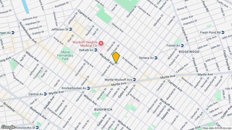 235 Wyckoff Ave Map and Location Details