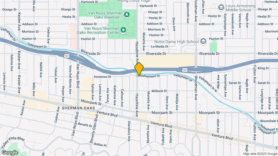 4556 Hazeltine Ave Map and Location Details