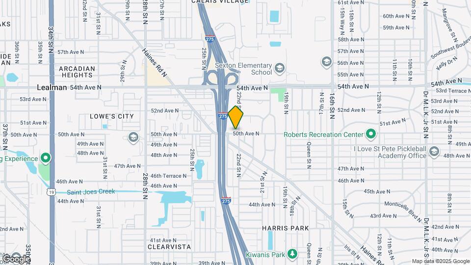 2201 50th Ave N Map and Location Details