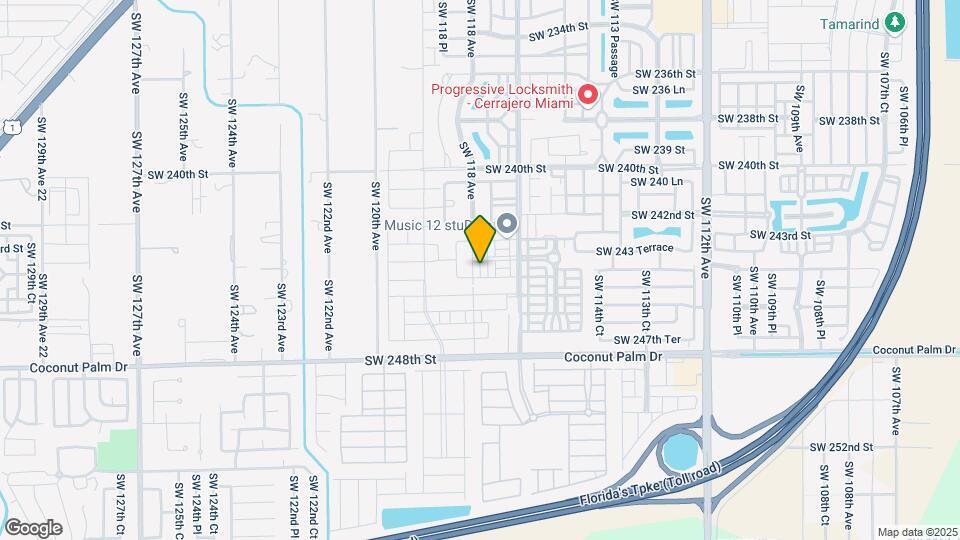 11964 SW 244 Ln Map and Location Details