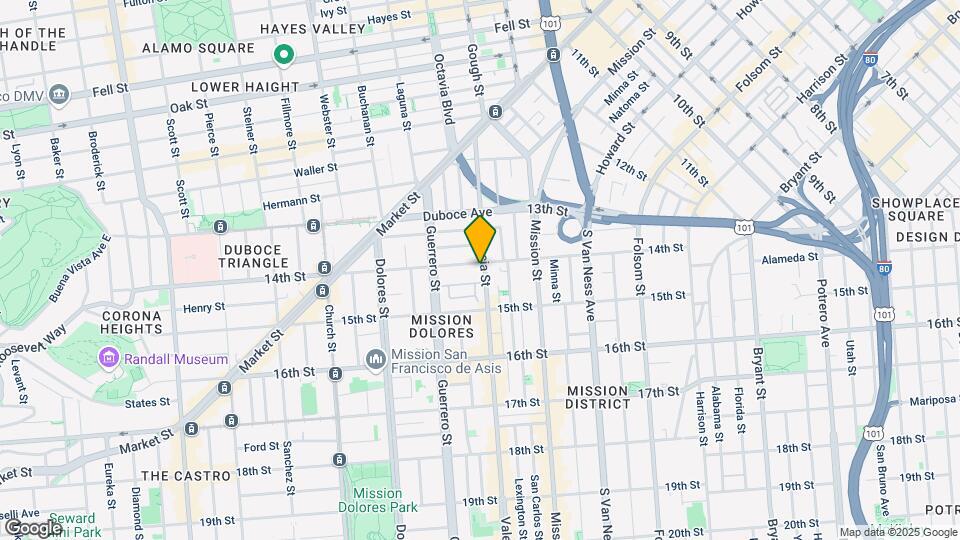 310 Valencia St Map and Location Details