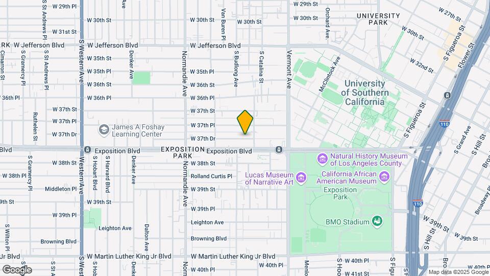 1225 W 37th Dr Map and Location Details