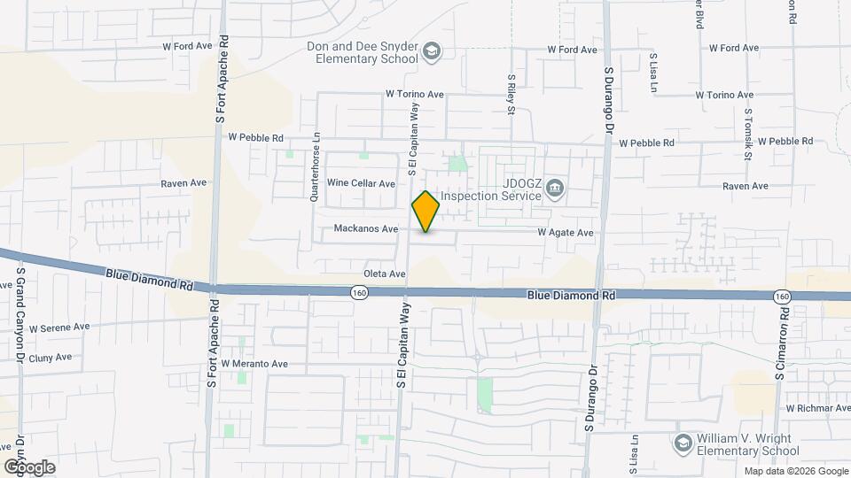 8964 W Marmo Ave Map and Location Details