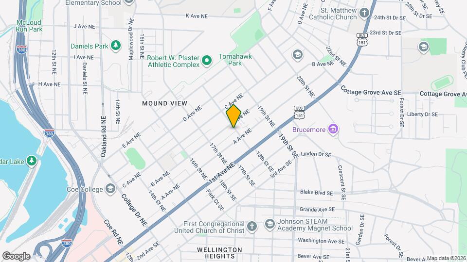 215 18th St NE Mapa y Detalles de la Ubicación