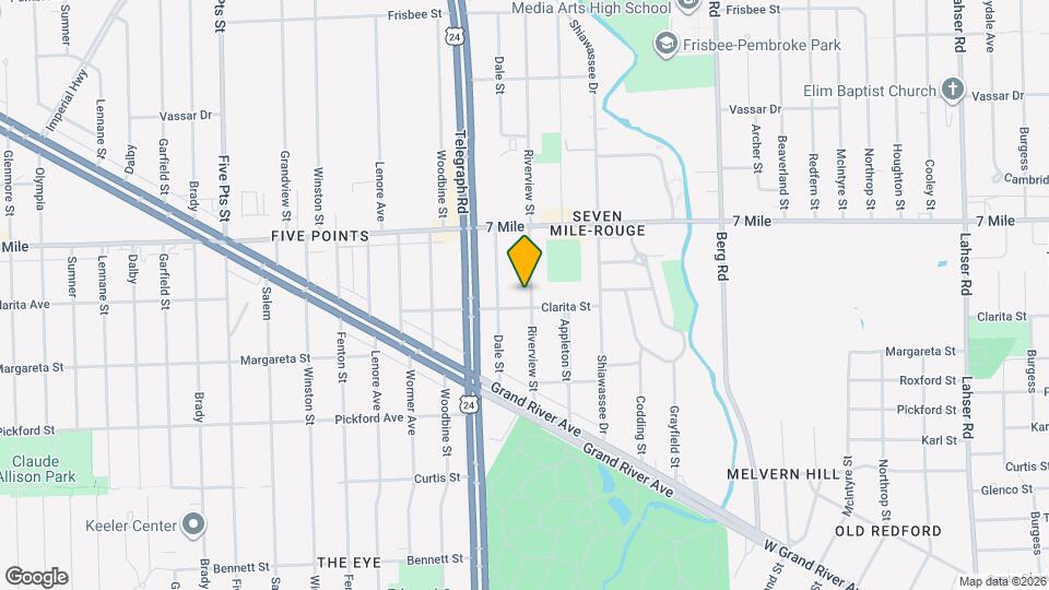 18919 Riverview St Map and Location Details