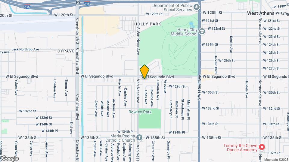 2134 W El Segundo Blvd Map and Location Details