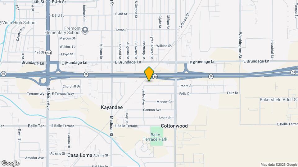 1004 Padre St Map and Location Details