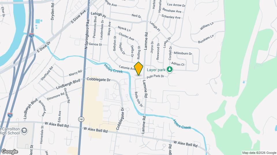 5041 Belle Isle Dr Map and Location Details