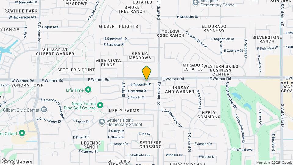 724 E Redondo Dr Map and Location Details