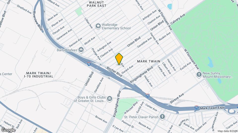 4555 Ruskin Ave Map and Location Details