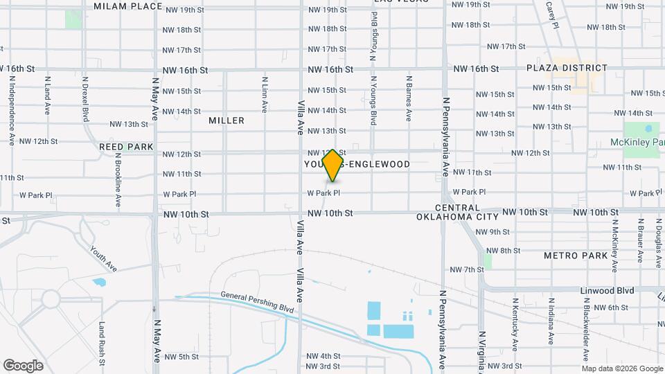 2357 W Park Pl Map and Location Details