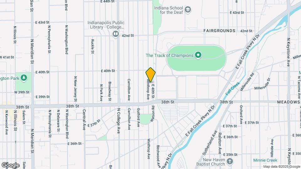 3909 Winthrop Ave Map and Location Details