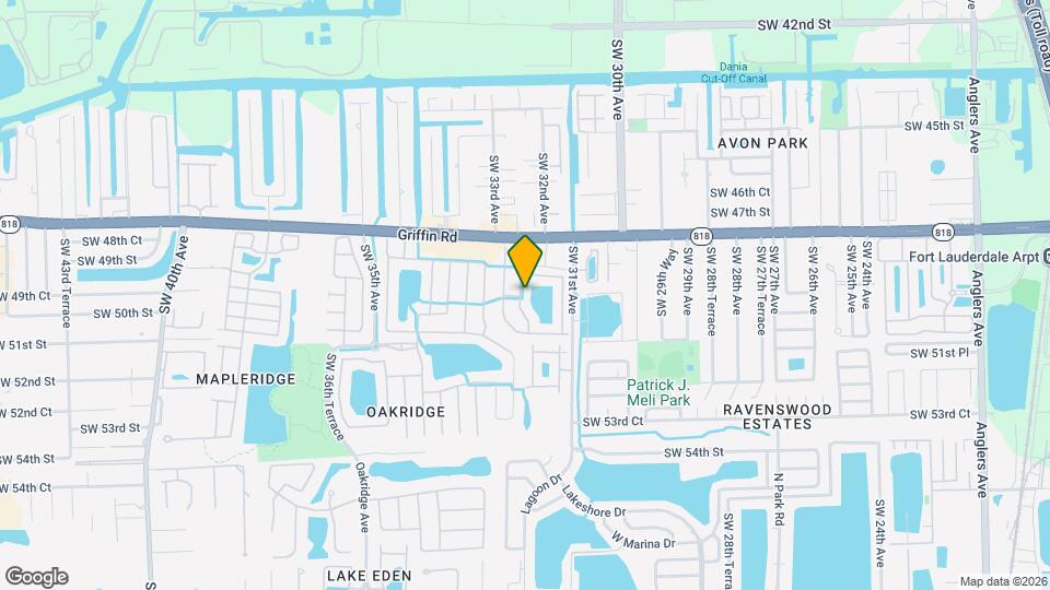 4926 SW 32nd Ave Map and Location Details