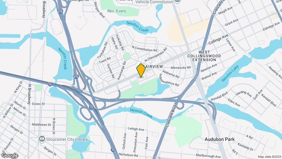 1263 S Merrimac Rd Map and Location Details