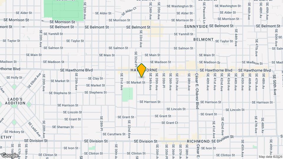 1615 SE 33rd Ave Map and Location Details