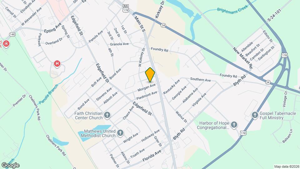 110 Morgan Ave Map and Location Details