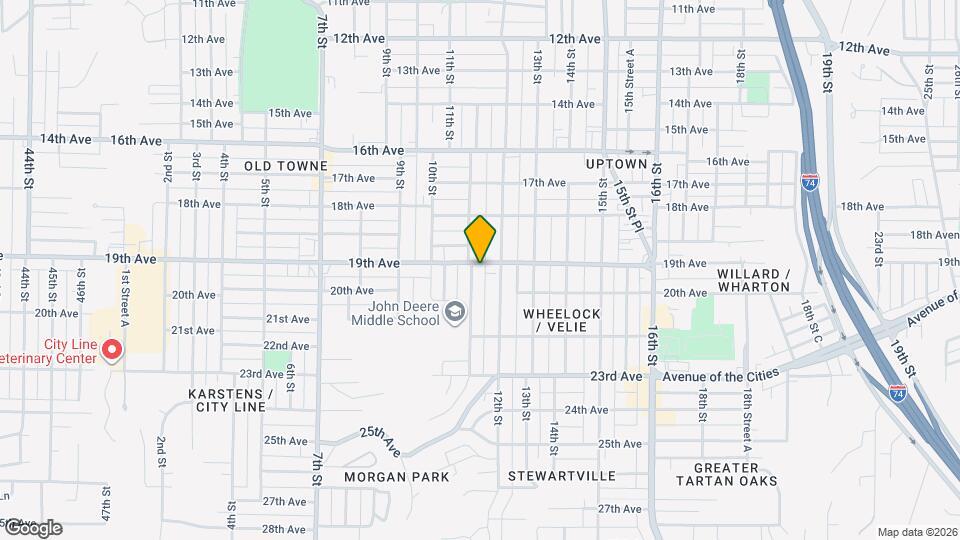 1906 11th Avenue A Map and Location Details