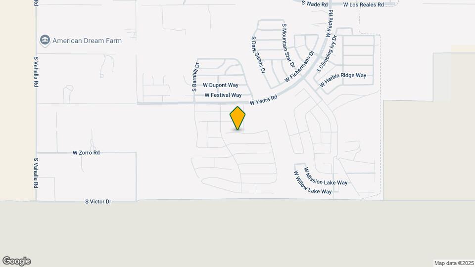 6989 W Hedge Rose Dr Map and Location Details