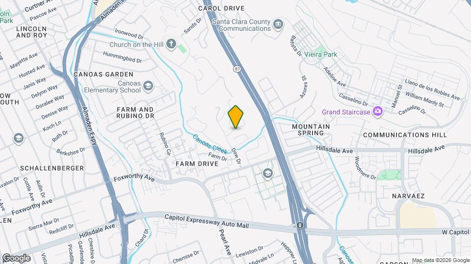 724 Canoas Creek Cir Map and Location Details