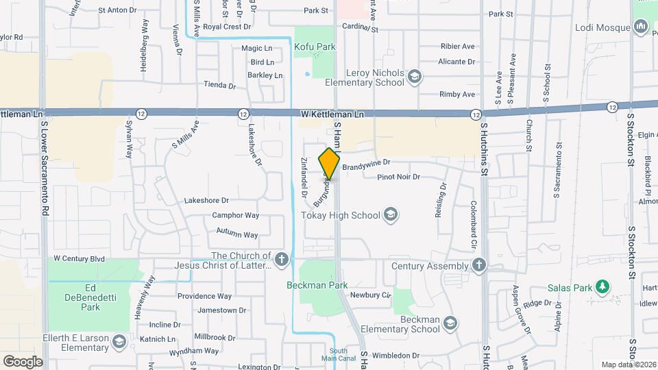 1702 Burgundy Dr Map and Location Details