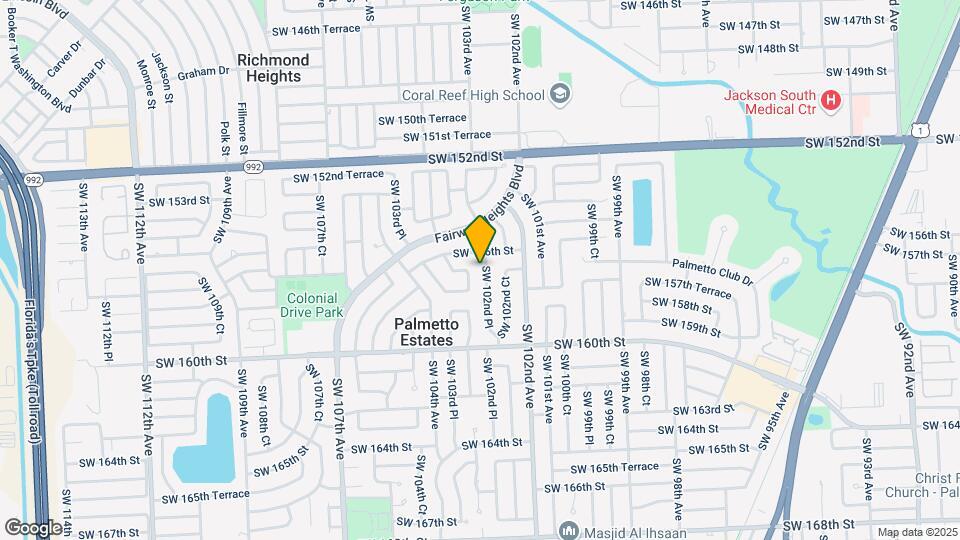 15640 SW 102nd Pl Map and Location Details