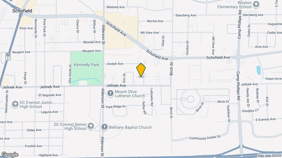 5908 Delikowski St Map and Location Details