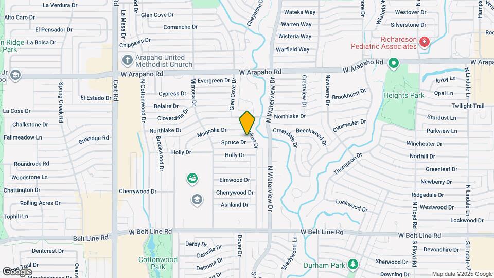1202 Spruce Dr Map and Location Details