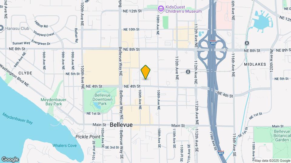 10700 NE 4th St, Unit 424 Map and Location Details