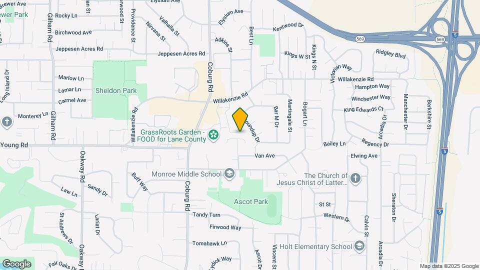 1485 Luella St Map and Location Details