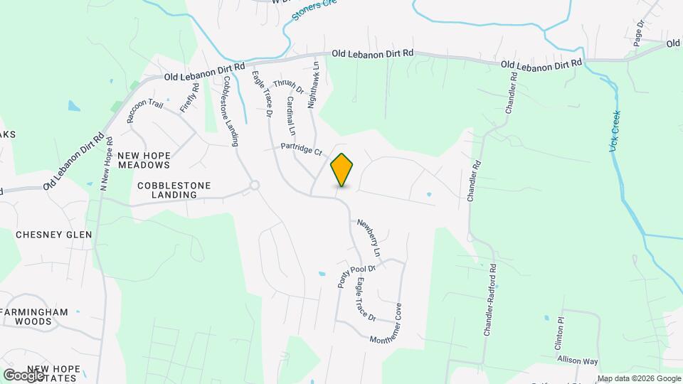 900 Bluebird Ct Map and Location Details