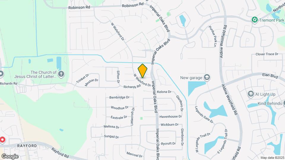 1907 W Welsford Dr Map and Location Details