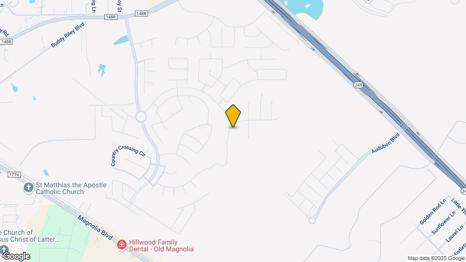 615 Magnolia Creek Dr Map and Location Details