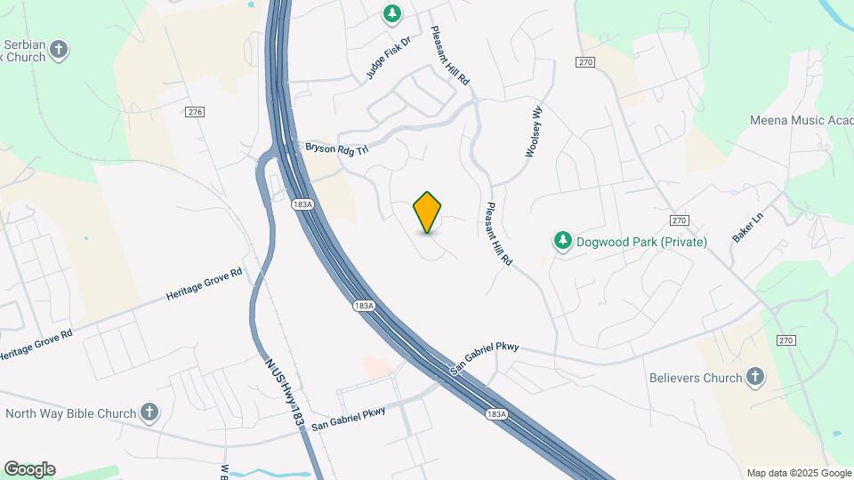 1605 Palo Verde Wy Map and Location Details