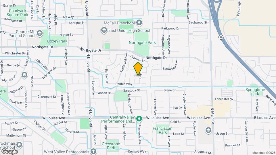 1345 Pajaro Ave Mapa y Detalles de la Ubicación