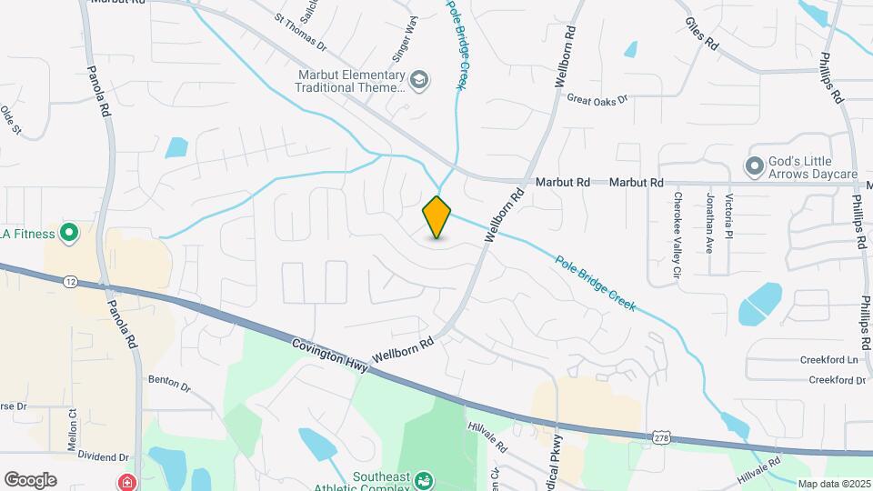 5806 Cedar Croft Ln Map and Location Details