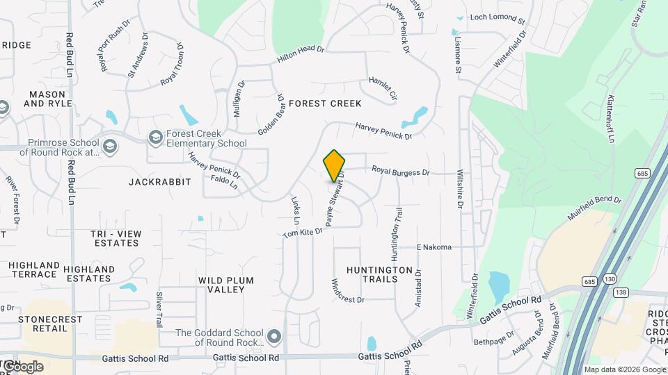 303 Payne Stewart Dr Map and Location Details