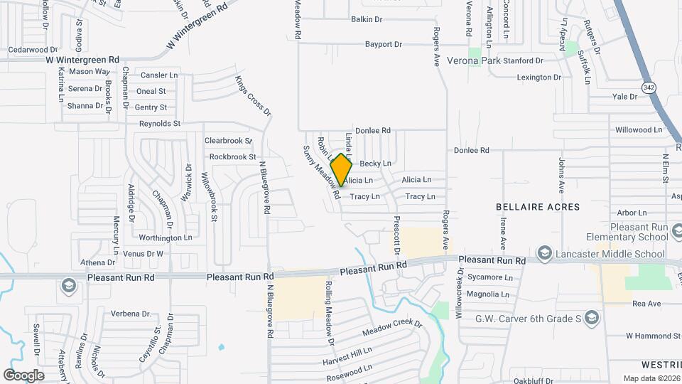 1153 Tracy Ln Map and Location Details