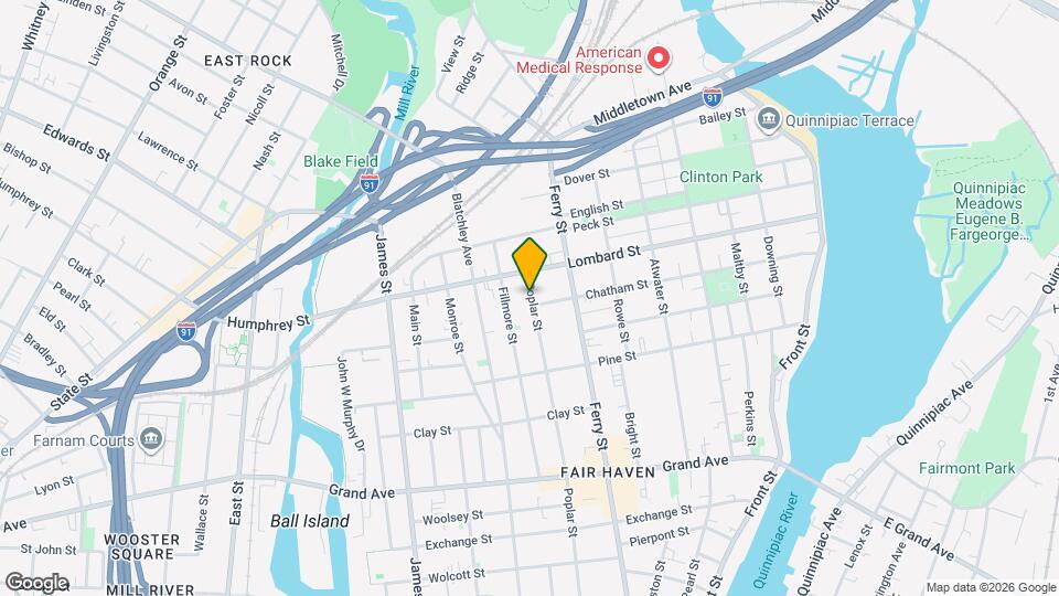 452 Poplar St Map and Location Details